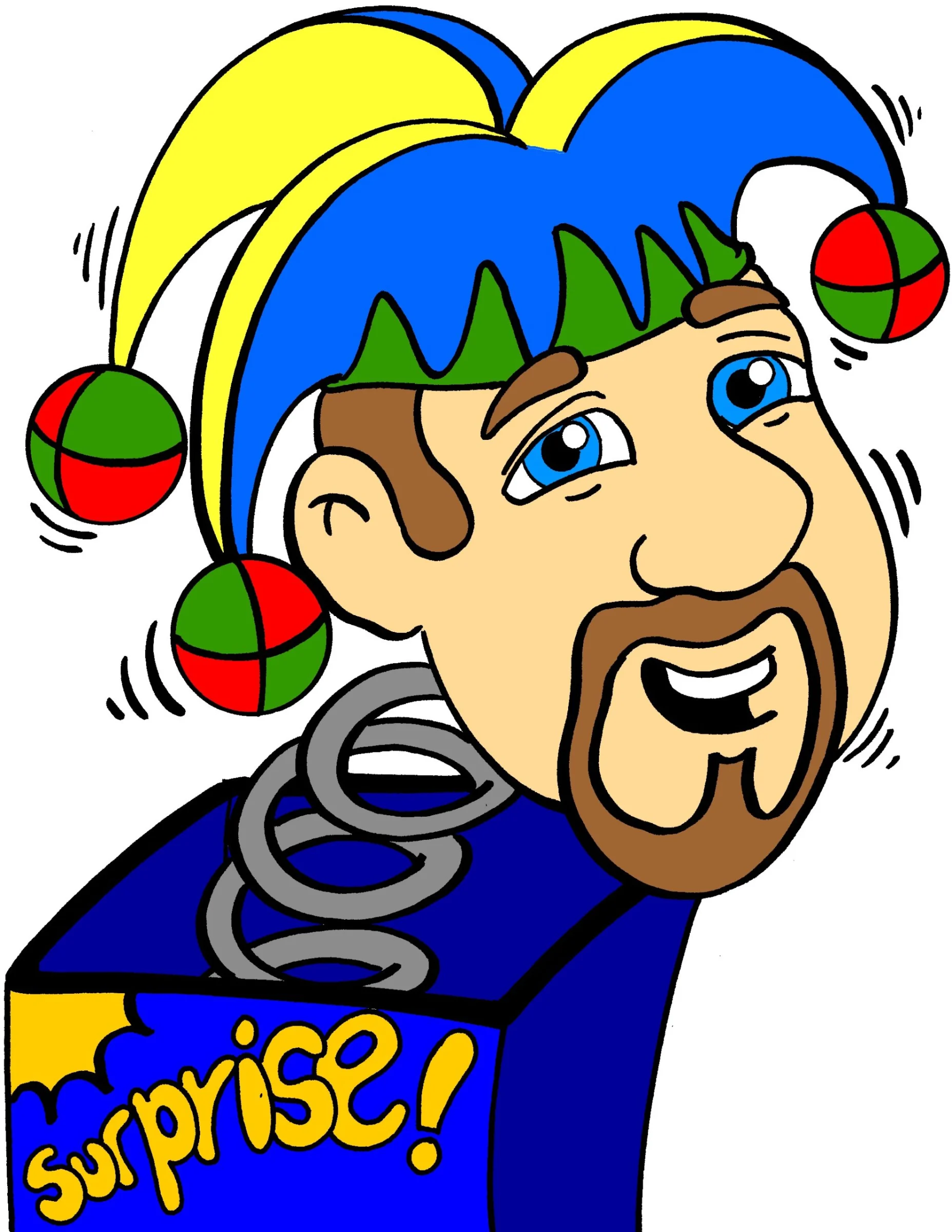 Jules's cartoon illustration for his caricature service