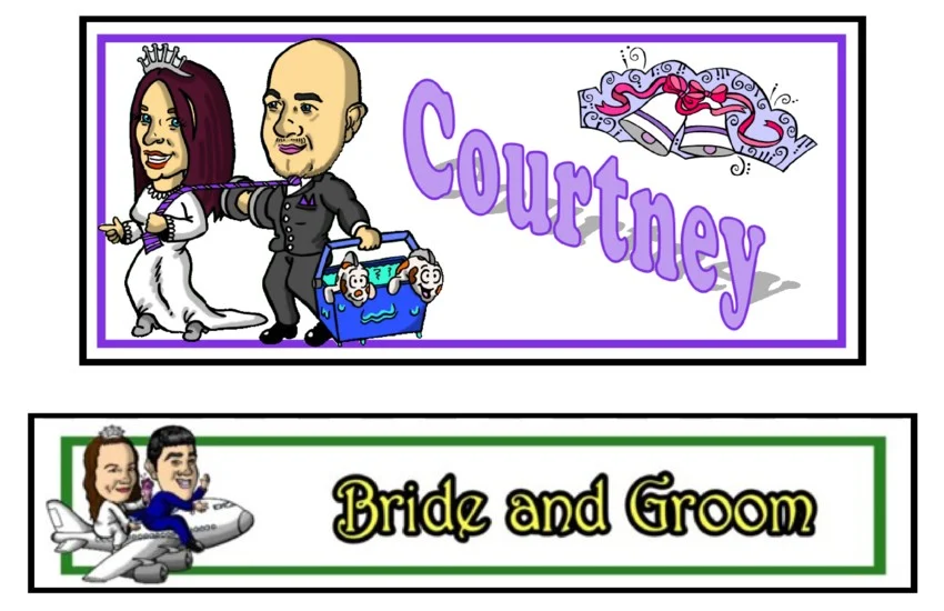 Personalised place cards
